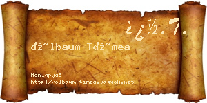 Ölbaum Tímea névjegykártya